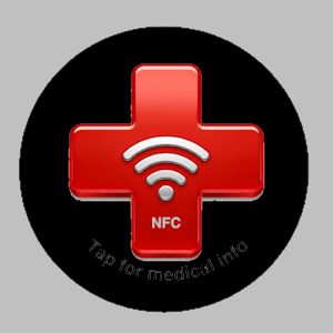 Stickers, Red Cross, Metal
